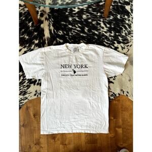 New York Single Stitch Graphic T Shirt